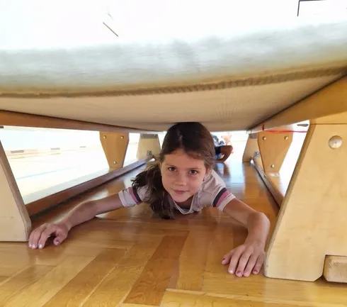 Wood, Plywood, Child, Female, Girl, Person, Floor, Hardwood, Flooring, Portrait