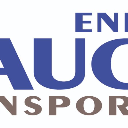 Das Logo für Enrico Rauch Transport, dargestellt in blauem und braunem Text auf weißem Hintergrund.