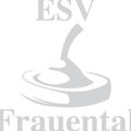 Das ESV Frauental Logo zeigt eine stilisierte, abstrakte Darstellung eines Rades, wobei die Buchstaben ESV darüber und Frauental darunter in fetter, serifenloser Schrift stehen.