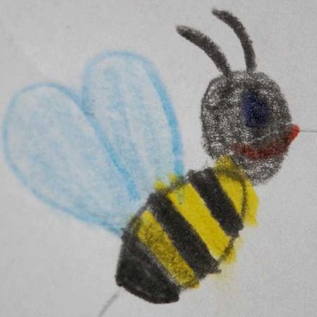Bild enthält, Animal, Bee, Wasp, Toy, Art, Honey Bee, Apidae
