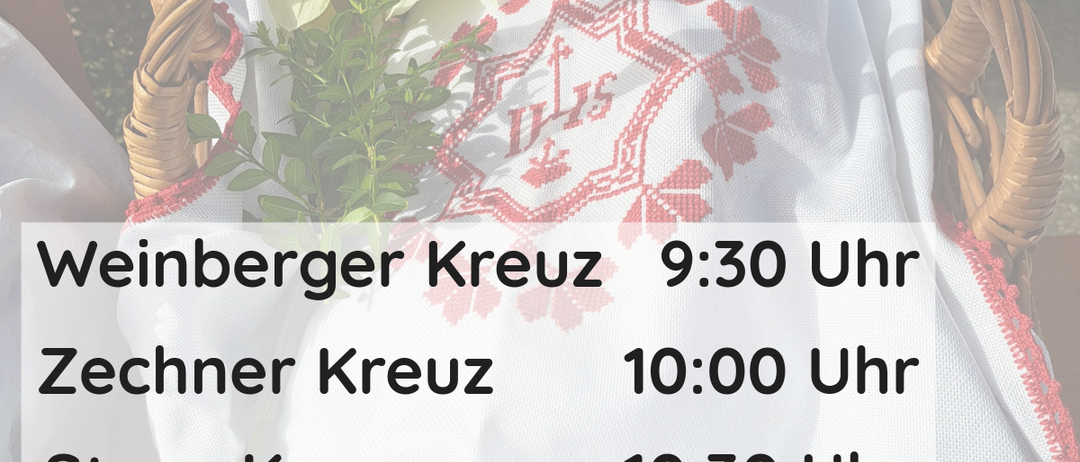 Ein Korb mit einem weißen Tuch hat Blumen und ein Design. Es zeigt den Zeitplan für Mahlzeiten am 4. April 2026. Fünf Orte mit unterschiedlichen Zeiten sind aufgeführt.