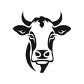 Stencil, Livestock, Animal, Cattle, Mammal, Pig, Cow
