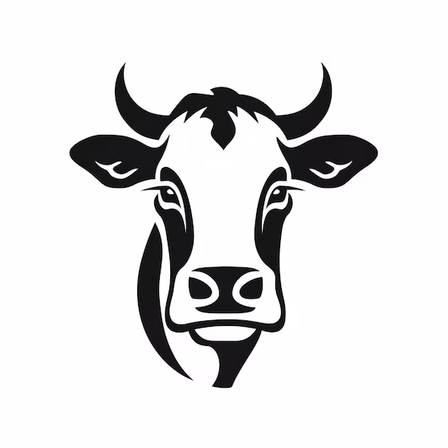 Bild enthält, Stencil, Livestock, Animal, Cattle, Mammal, Pig, Cow