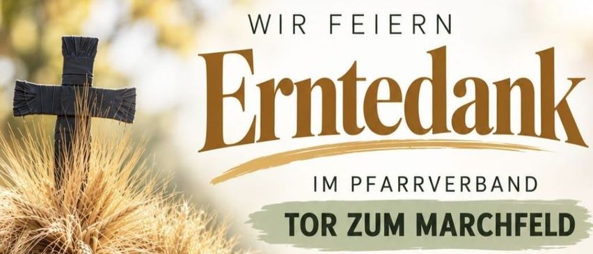 Plakat für eine Veranstaltung des Bauernverbandes mit einem Weizenhalm und Terminen für drei Veranstaltungen im September.