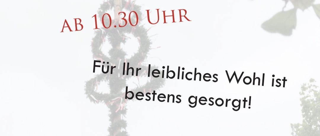 Plakat für eine Marktveranstaltung am 3. Mai um 10:30 Uhr am Blindenmarkter Marktplatz. Es lädt zur Teilnahme für die Freude des Pfarrgemeinderats Blindenmarkt ein.