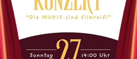 Plakat für Muki Konzert Veranstaltung am 27. September 2026 um 14:00 Uhr in Niederneukirchen. Der Text ist auf Deutsch.