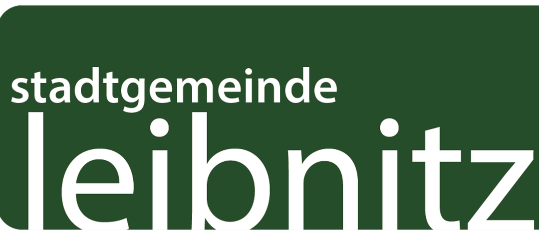 Ein grüner Hintergrund mit dem Wort 'gemeinde' in weiß, über und links neben dem Wort 'ein', mit Punkten dazwischen.