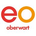 Das Logo zeigt zwei sich überschneidende Kreise, einen roten und einen orangefarbenen, mit dem Wort 'oberwart' darunter in Rot.