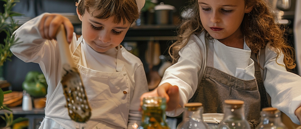 Bild enthält, Person, Restaurant, Plant, Chef, Face, Head, Beer