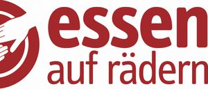 Ein Logo zeigt zwei Hände, die in einem Kreis verschränkt sind, mit dem Text 'es auf' in fetten roten Buchstaben auf weißem Hintergrund.