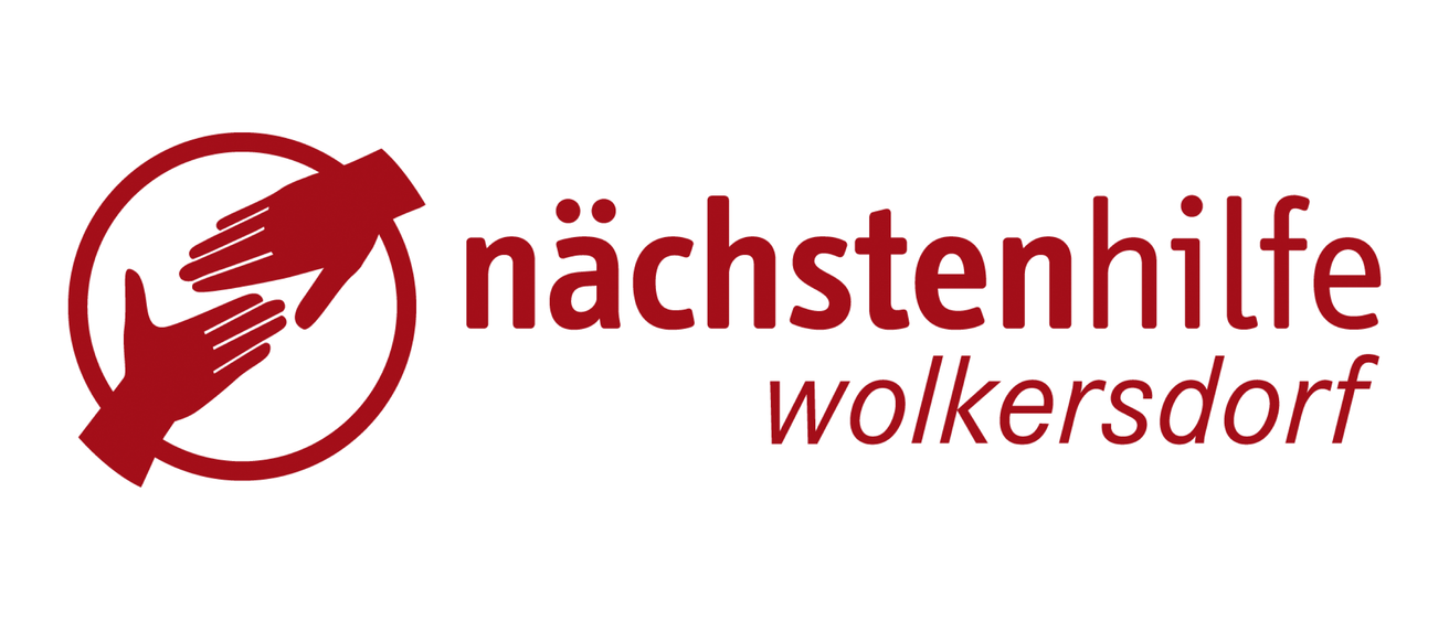 Das Logo zeigt einen roten Haken in einem Kreis mit dem Text 'nachstenwolkers' darunter.