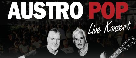 Plakat für ein Live-Konzert von deZwa in Mehrzweckhalle Weinitzen am 3. Oktober 2026 um 20:00. QR-Code für Tickets und Einlass um 19:00.