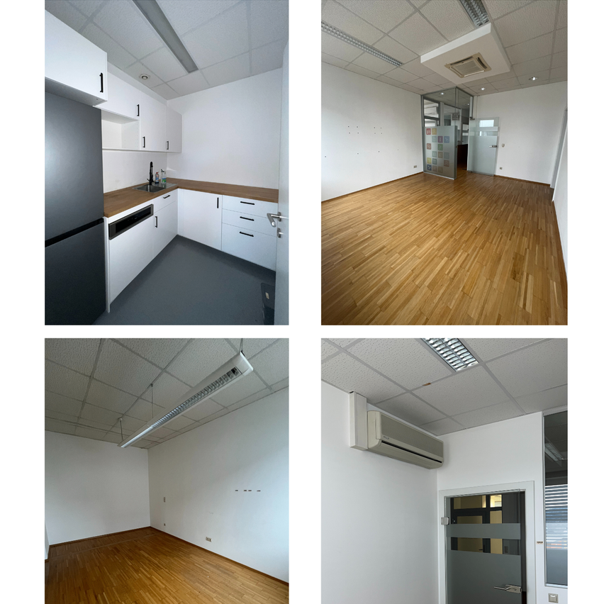 Bild enthält, Floor, Flooring, Wood, Indoors, Interior Design, Hardwood, Appliance, Device, Electrical Device, Refrigerator