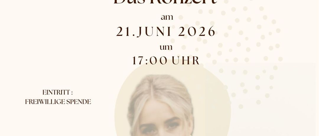 Poster für Pop Chor 2020. Workshop mit Judith Jandl. Offener Pop- und Musical-Chor mit Stimmbildung. Das Konzert am 21. Juni 2026 um 17:00 Uhr. Eintritt: freiwillige Spende.