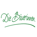 Das Logo für Die Bauverinnnen, in grüner kursiver Schrift auf weißem Hintergrund.