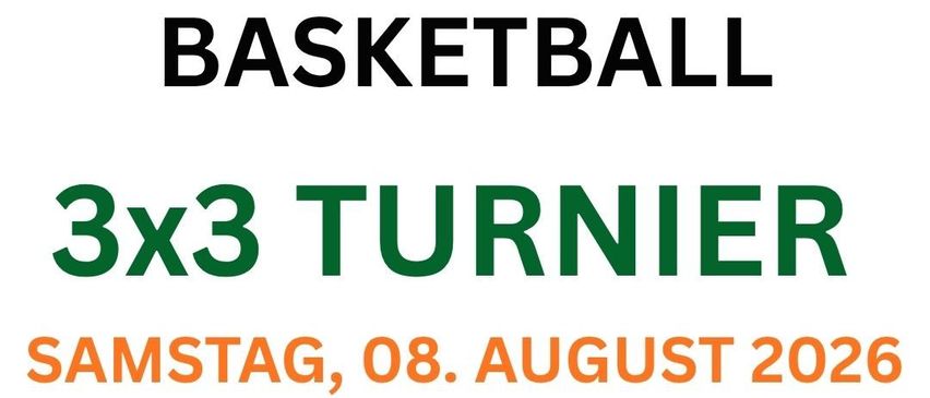 Markt Hartmannsdorf Basketball 3x3 Turnier am Samstag, 8. August 2026 am Freibad Markt Hartmannsdorf. Geeignet für Basketball-Fans!