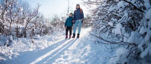 Image contains, Person, Walking, Hiking, Nature, Outdoors, Hoodie, Snow, Hand