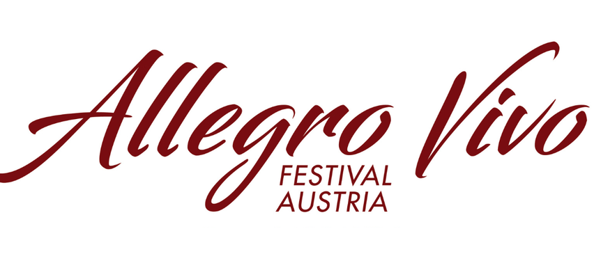 Das Allegro V Logo in Burgund, ein Musikfestival in Österreich.
