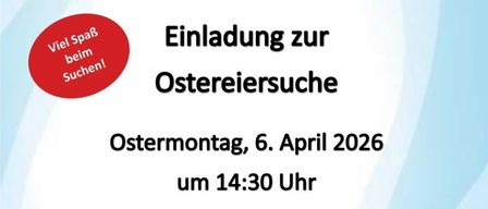 Am Ostermontag, 6. April 2026, um 14:30 Uhr, findet in Waidhofen/Thaya eine Ostereiersuche statt. Viele Eier sind versteckt.