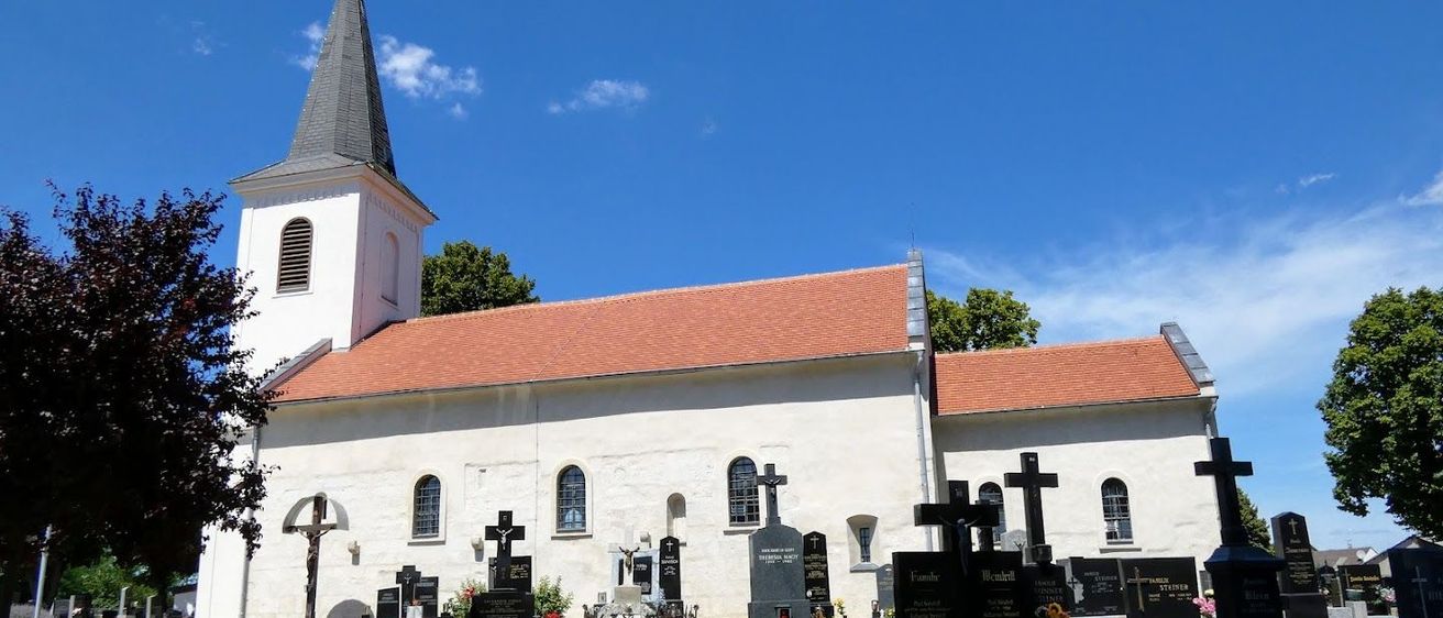 Building, Spire, Tower, Graveyard, Outdoors, Gravestone, Tomb, Bench, Gothic Arch, Person