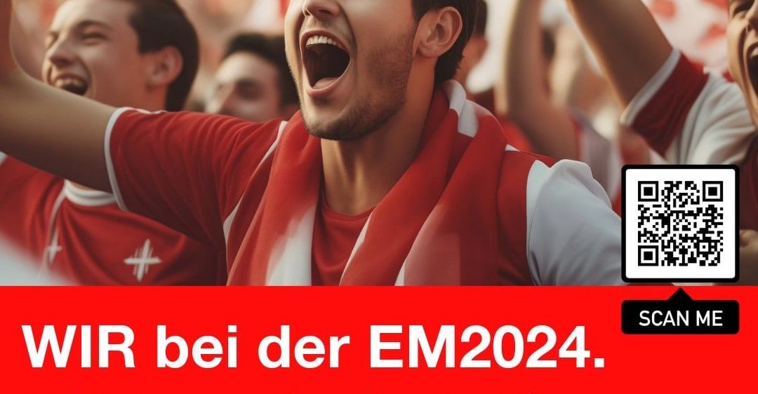 Bild enthält, Head, Person, Face, Happy, Advertisement, QR Code, Poster, Adult, Male, Man