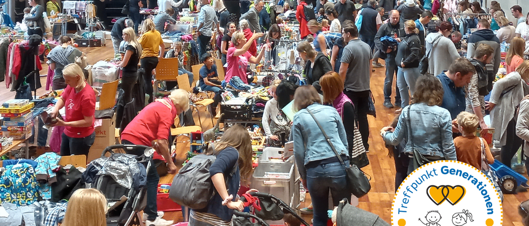 Ein Plakat für einen Kinderflohmarkt im Eltern-Kind-Zentrum, der am Samstag, 14.03.2026, von 08:00 bis 11:30 Uhr im forumKLOSTER Gleisdorf stattfindet. Die Veranstaltung ist wetterunabhängig.