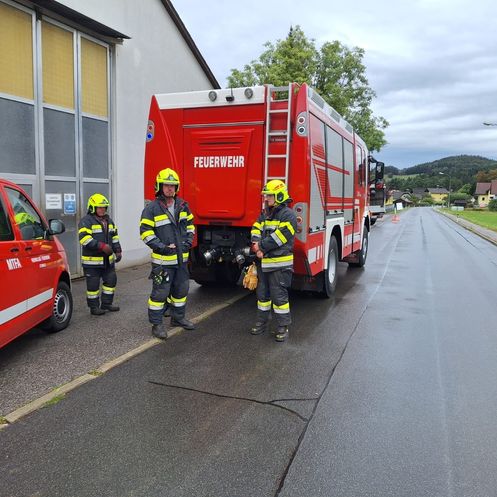 Bild enthält, Clothing, Glove, Helmet, Footwear, Shoe, Truck, Vehicle, Person, Fire Truck, Fire Station