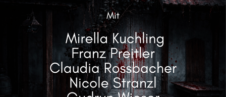 Plakat für eine Veranstaltung am 27. Juni 2026 in Gmoariegof Oed 60, 8311 Markt Hartmannsdorf. Zeigt Namen der Teilnehmer und Zeit 12 Uhr.