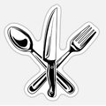 Cutlery, Fork, Spoon, Smoke Pipe