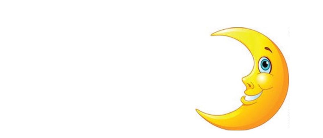 Ein gelbes Halbmondsymbol ist auf einem weißen Hintergrund dargestellt. Es scheint eine stilisierte Version eines Halbmonds zu sein.