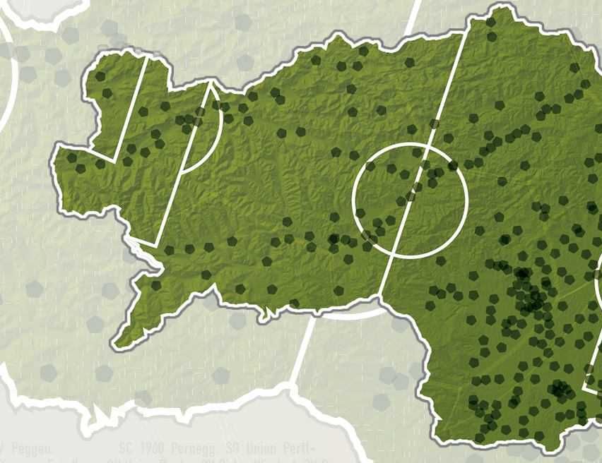 Bild enthält, Plot, Vegetation, Land, Nature, Outdoors, Rainforest, Map, Atlas, Neighborhood, Sea