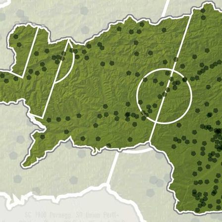 Bild enthält, Plot, Vegetation, Land, Nature, Outdoors, Rainforest, Map, Atlas, Neighborhood, Sea