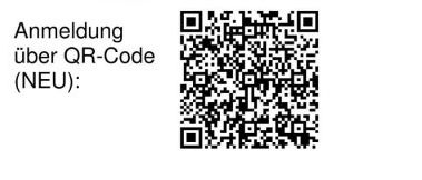 Das Bild zeigt Informationen über einen Sporttrainer, Matthias Rojs, der Co-Trainer für U18 Sturm Graz ist. Sein Trainer konzentriert sich auf 'Bewegungsverletzungen'. Die Registrierungsnummer lautet 0664/5237036, und es gibt einen QR-Code für weitere Informationen.