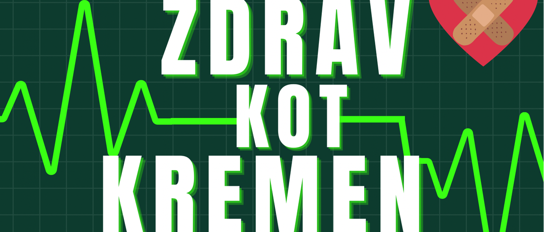 Ein Plakat für die Veranstaltung 'Zdrav Kot Kremen' mit Musik von Hatsko Kolo. Es findet in der Seoska Dvorana, Neudorf, statt. Termine: Freitag, 24.4.2026 um 19:00, Samstag, 25.4.2026 um 19:00, Sonntag, 26.4.2026 um 16:00.