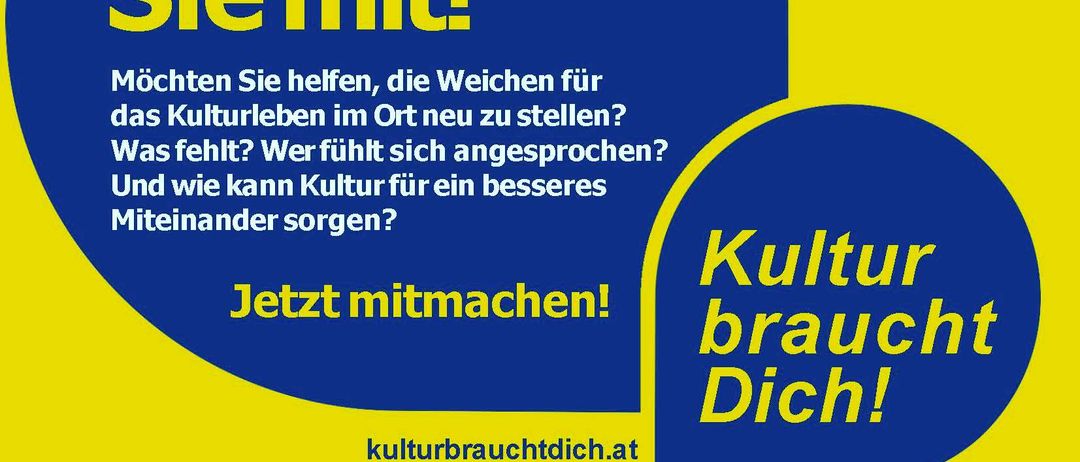 Werbeposter für den Prigglitzer Kulturstammtisch am 10. November 2025. Es fordert Teilnehmer auf, das kulturelle Leben vor Ort neu zu gestalten. Die Veranstaltung regt zur Diskussion darüber an, was fehlt und wie Kultur ein besseres gegenseitiges Verständnis fördern kann.