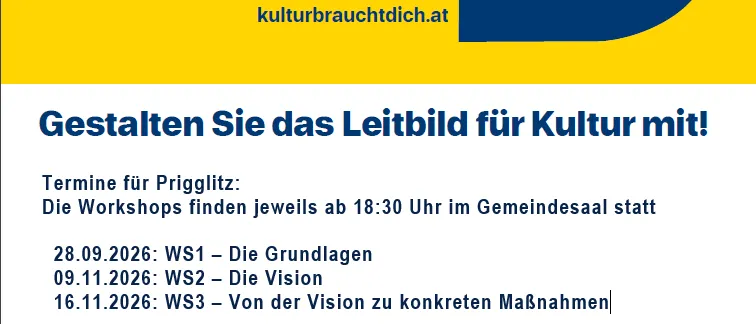 Diskutieren Sie mit! Möchten Sie helfen, die Weichen für das Kulturleben im Ort neu zu stellen? Was fehlt? Wer fühlt sich angesprochen? Und wie kann Kultur für ein besseres Miteinander sorgen? Jetzt mitmachen!