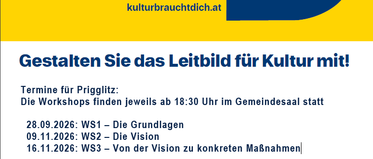 Diskutieren Sie mit! Möchten Sie helfen, die Weichen für das Kulturleben im Ort neu zu stellen? Was fehlt? Wer fühlt sich angesprochen? Und wie kann Kultur für ein besseres Miteinander sorgen? Jetzt mitmachen!