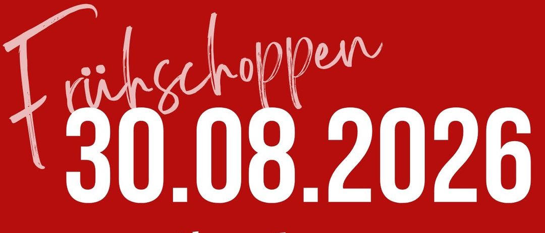 Eine Werbung für die Veranstaltung des Roten Kreuzes am 30. August 2026 mit einem Roten-Kreuz-Ambulanz, Aktivitäten wie kulinarisches Angebot, musikalische Unterhaltung und Kinderaktivitäten und einem Zeitplan der Veranstaltungen.
