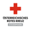 A red cross symbol with the text 'Austrian Red Cross', 'Steiermark', and 'From love to people.' Below is a logo of the Austrian Red Cross.