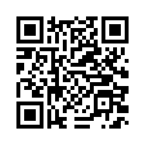 Schwarz-weißer QR-Code mit komplizierten Mustern und Quadraten, dargestellt auf weißem Hintergrund.