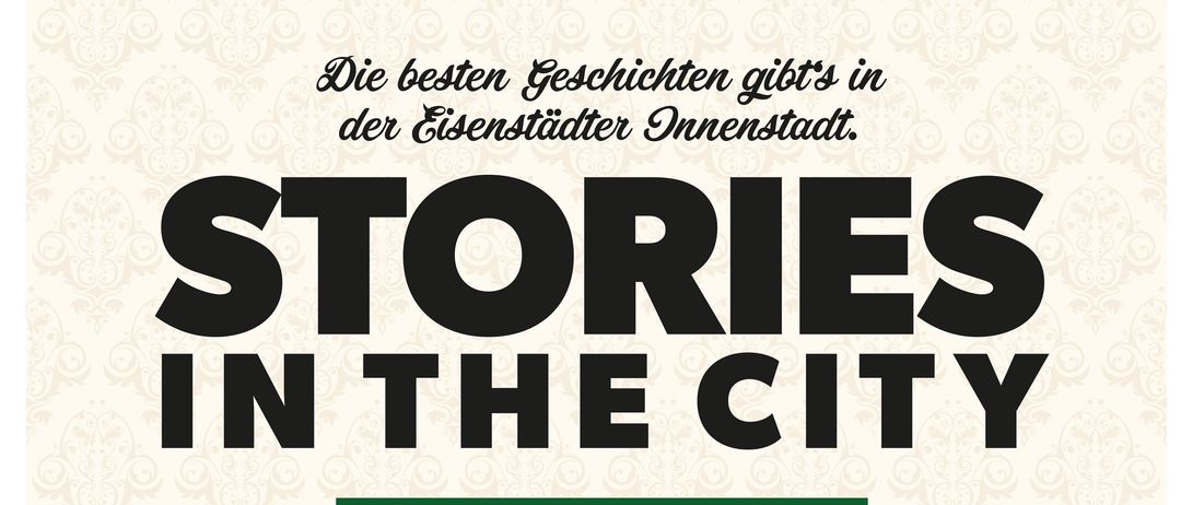 Stories in the City präsentiert verschiedene Autoren, die ihre Werke in Eisenstadt lesen. Termine reichen von 01.07. bis 12.08.2026. Der Eintritt ist frei.