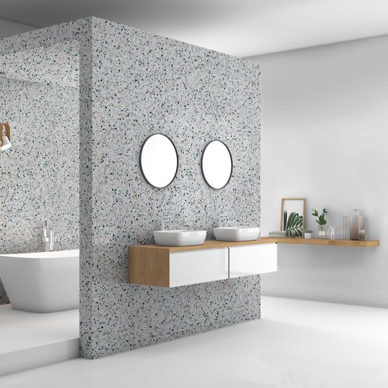 Bild enthält, Indoors, Interior Design, Corner, Sink, Sink Faucet, Plant, Bathing, Bathroom