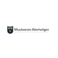 Ein Logo für den Musikverein Allerheiligen, das ein blaues Emblem mit goldenem Text zeigt. Der Text lautet 'Musikverein Allerheiligen'.