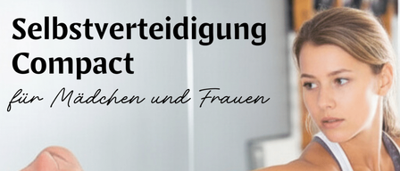 Poster for a compact event for girls and women on Friday, April 24, 2026, from 4:00 PM to 7:00 PM at the Frohnleiten sports hall. The participation fee is €38.00 per person. Registration available via 03126/5043 or online.