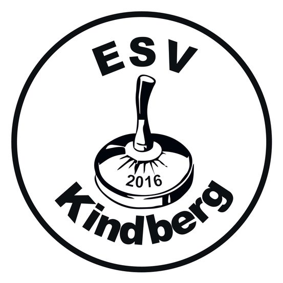 Rundes Logo mit 'ESV Kindberg 2016' im Inneren, mit einem Drehmoment-Symbol in der Mitte.