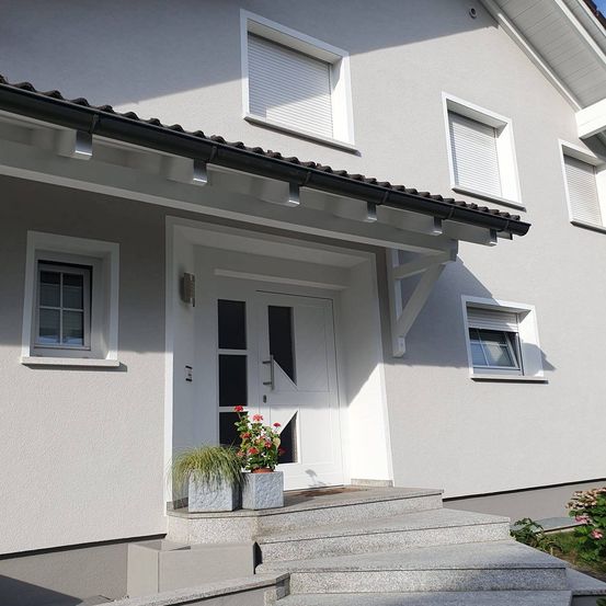 Architecture, Building, Housing, House, Portico