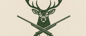 Plakat für eine Jagdveranstaltung bei Jager Bierbaum am 31. August 2025, Beginn um 11 Uhr. Mit einem Hirsch und gekreuzten Gewehre.