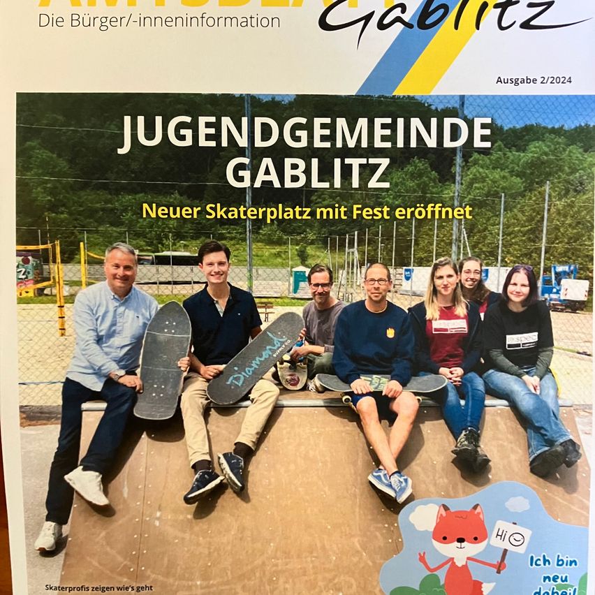 Jugendgemeinde Gablitz: Skater-Gruppe feiert Eröffnung des neuen Skaterplatzes in Gablitz