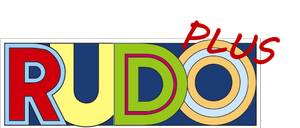 Ein farbenfrohes Logo mit einem blauen, gelben und grünen Kreis mit dem Buchstaben D im Inneren. Der Buchstabe P ist in Rot über dem Logo.