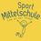 Sportmittelschule Laa an der Thaya-Logo. SchulLogoohneKlammerrundgelb
